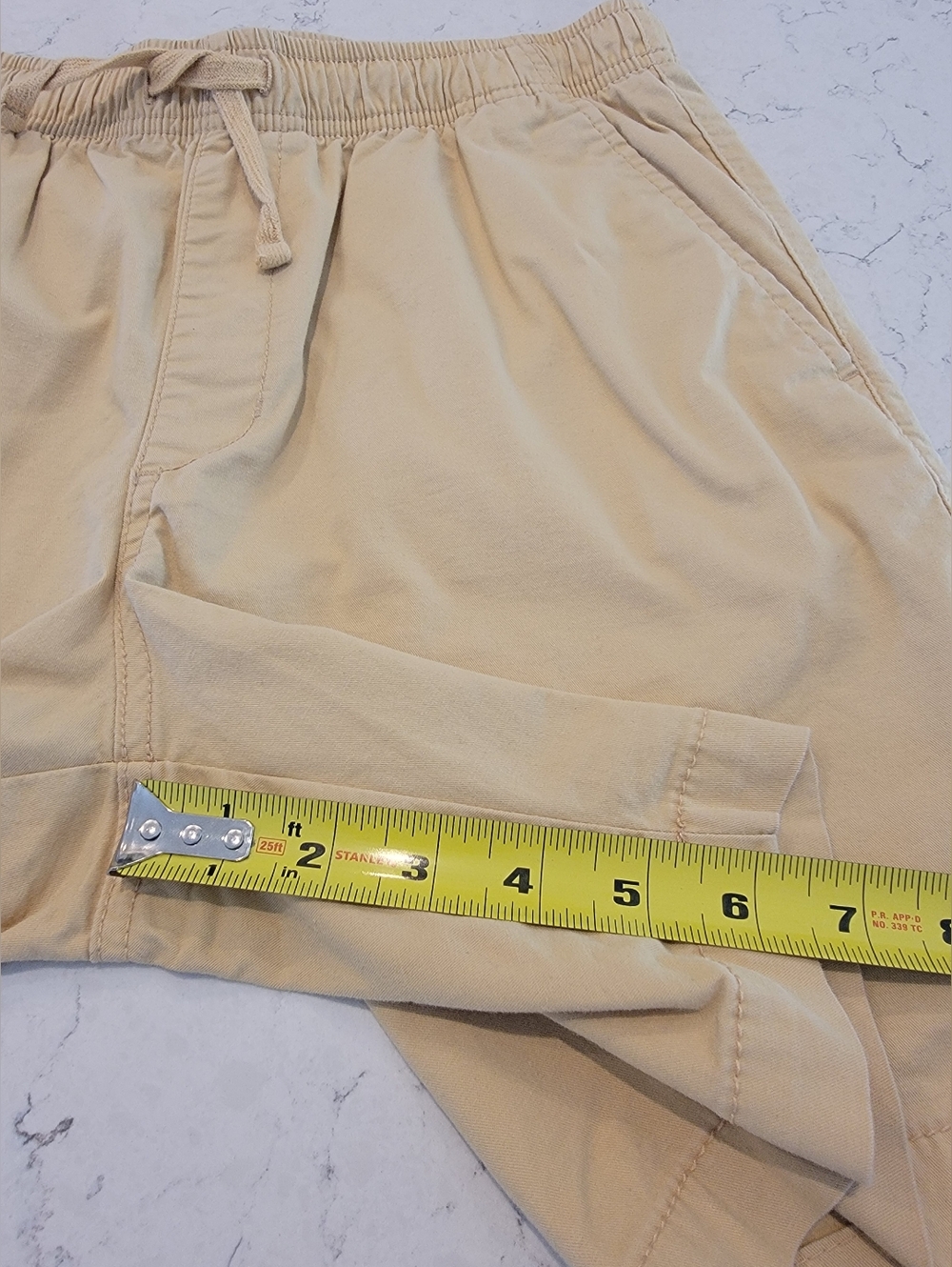Old Navy Built-In Flex Jogger Shorts butter Yellow Mens Small summer - Picture 4 of 9